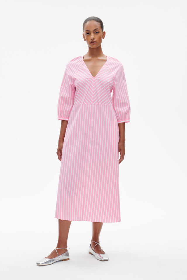 Baum und Pferdgarten Aba Pink Stripe Dress