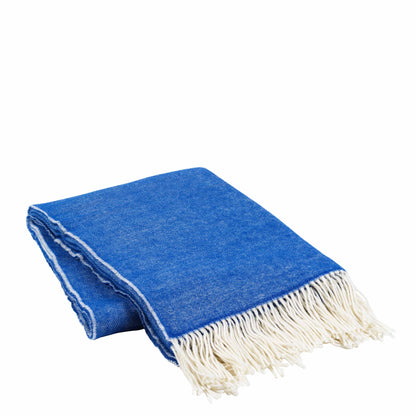 Broste Copenhagen Jeanne Throw Blue