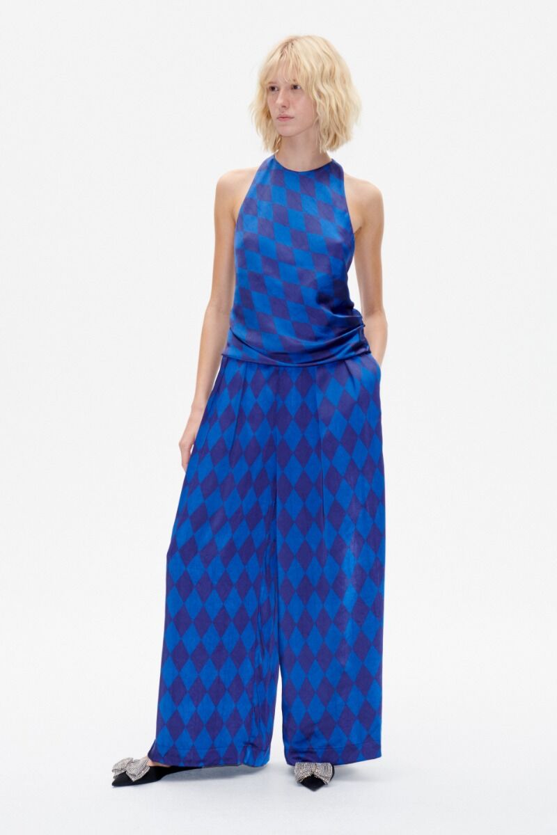 Baum und Pfergdarten Noella Blue Harlequin Trousers