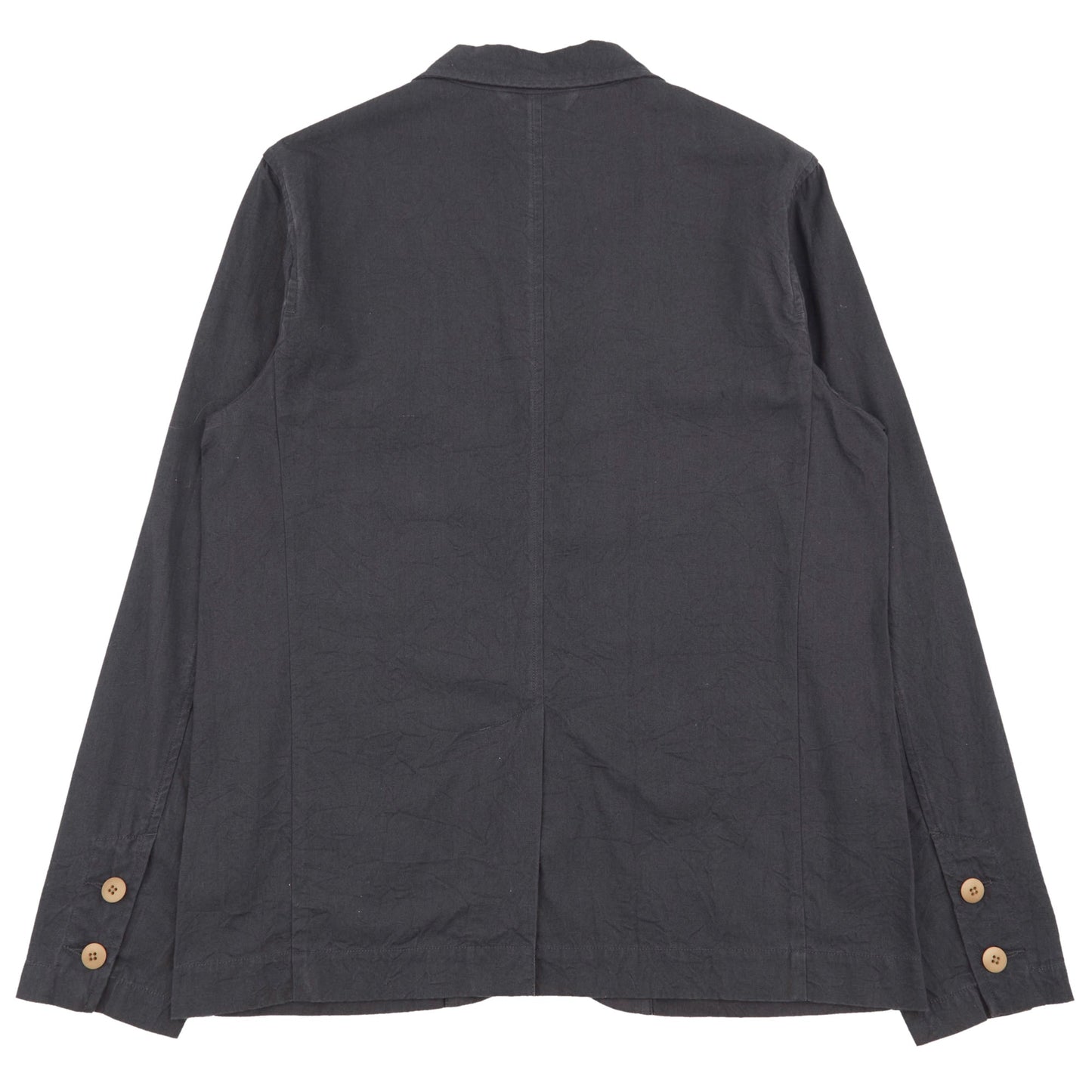 Folk Patch Jacket Soft Black Canvas