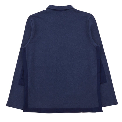 Folk Signal Half Zip Jumper Indigo