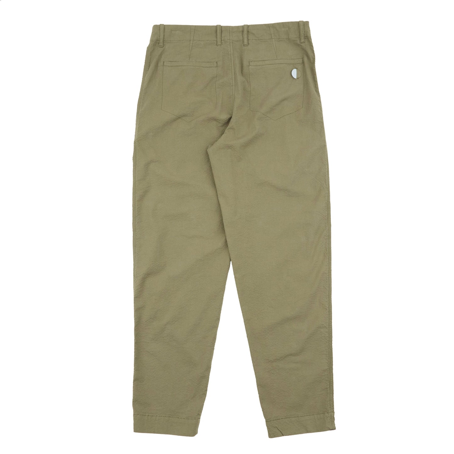 Folk Assembly Pant Olive Seersucker