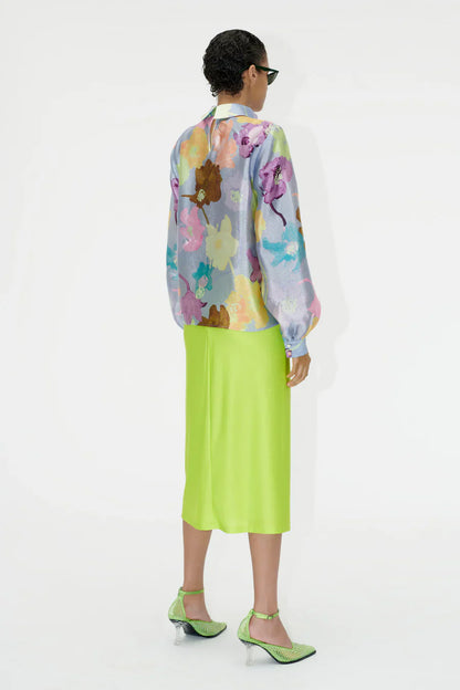 Stine Goya Sif Skirt Acid Lime