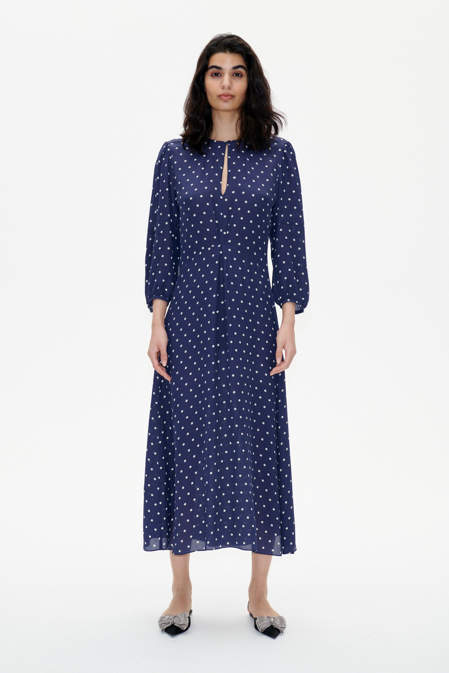 Baum Und Pferdgarten Adya Dress Blue Margot Dot