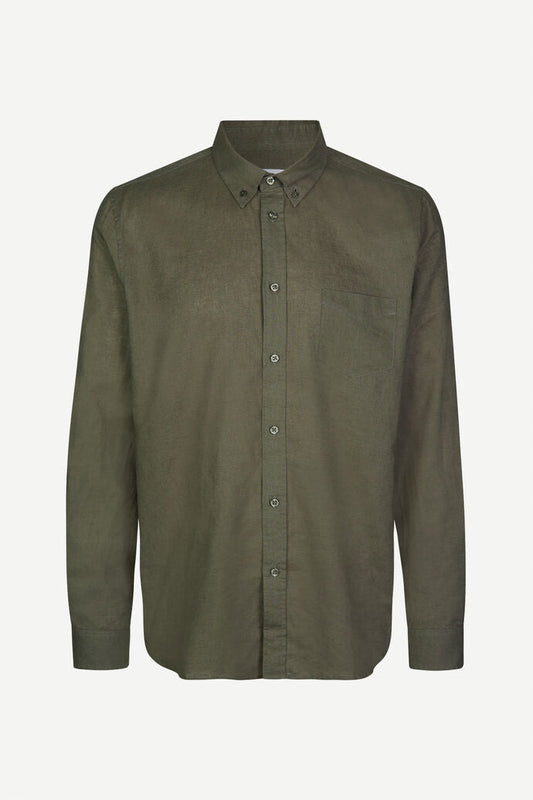 Samsoe Samsoe Liam BA Shirt Dusty Olive