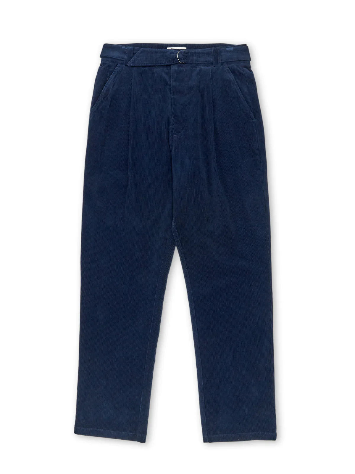 Oliver Spencer Belted Trousers Whitton Cord Navy