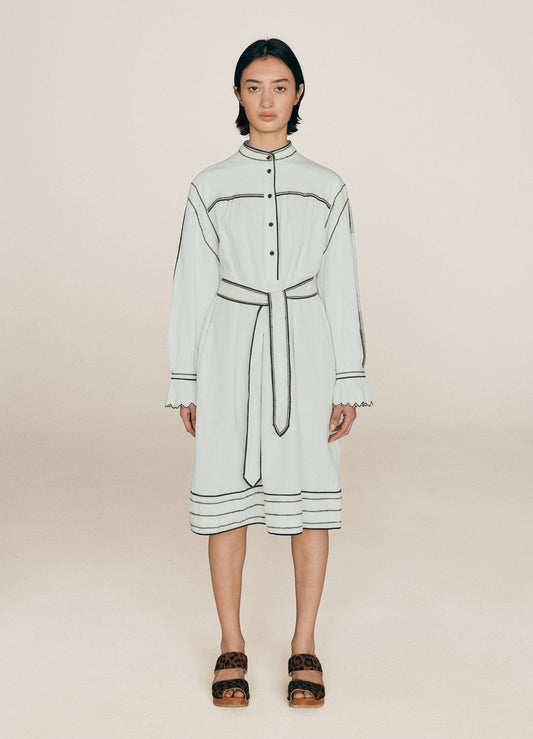 YMC Abery Dress Light Blue